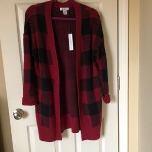 William Rast Buffalo Check Cardigan